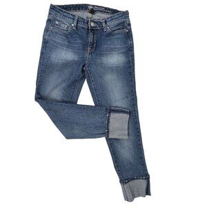 GAP 1969 Straight Cuff Crop Jeans Medium Wash Sz. 4